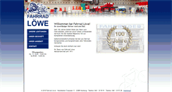 Desktop Screenshot of fahrrad-loewe.de